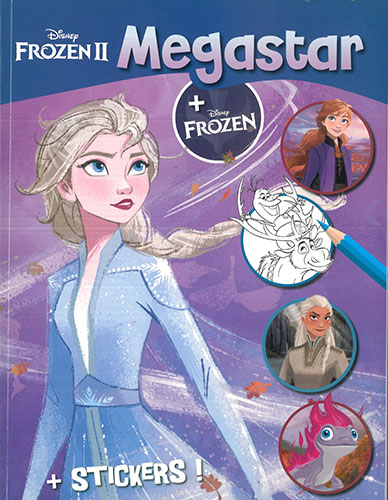 ΒΙΒΛΙΟ ΖΩΓΡΑΦΙΚΗΣ MEGASTAR FROZEN II – 27 * 21 ΕΚ. 128 ΣΕΛ ΜΕ ΑΥΤΟΚΟΛΛΗΤΑ