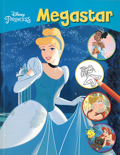 MEGASTAR DISNEY PRINCESS COLORING BOOK +STICKERS (ΚΙΤΡΙΝΟ ΟΠΙΣΘΟΦΥΛΛΟ)