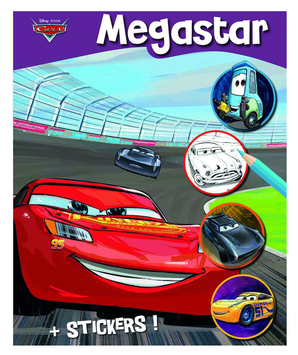 Disney Megastar Colouringbook Cars Toys