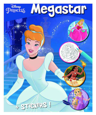 Disney Megastar Colouringbook Princess Toys
