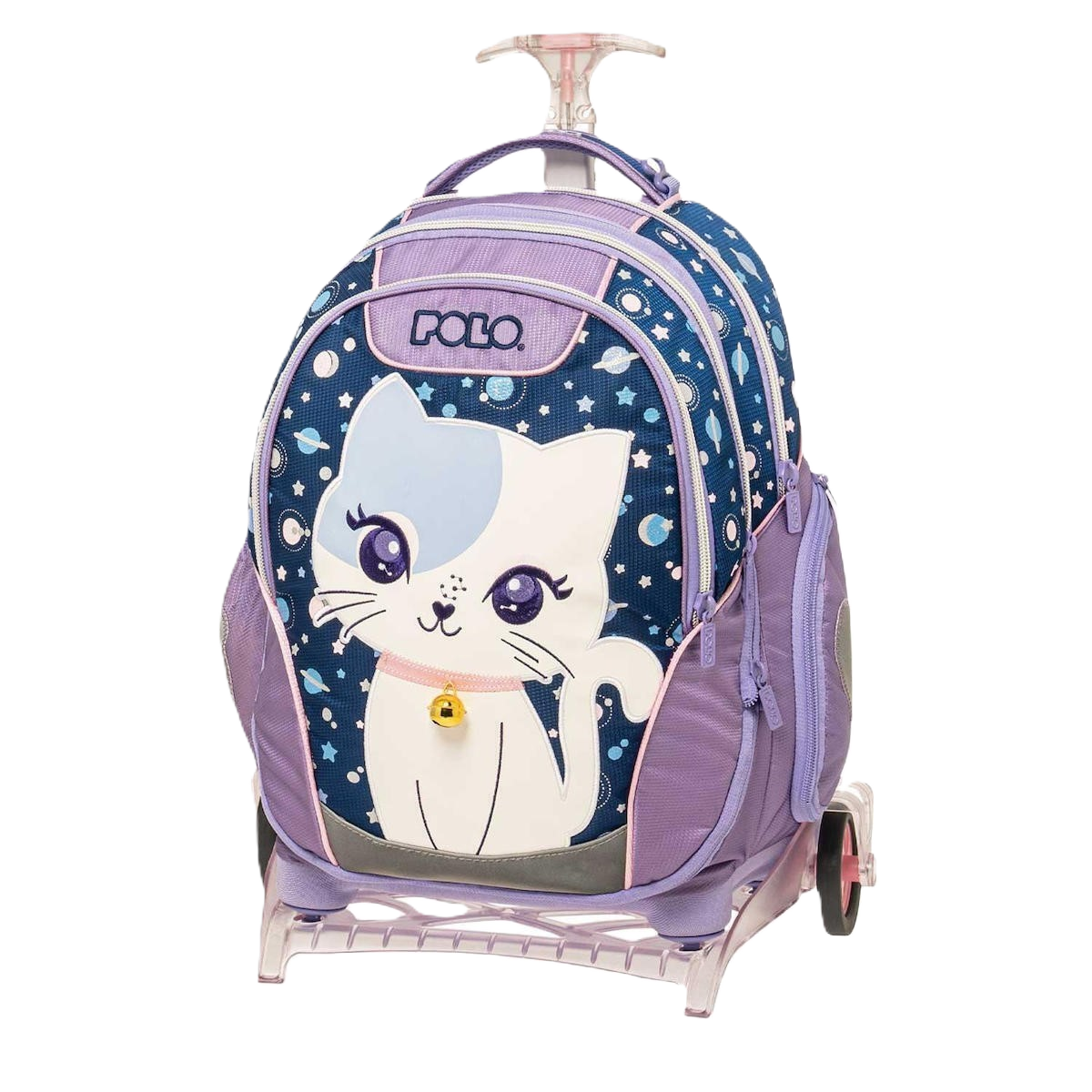 Polo Trolley Reel Σχολική Τσάντα Τρόλεϊ Δημοτικού Space Cat 25lt 9-01-054-8348 2025