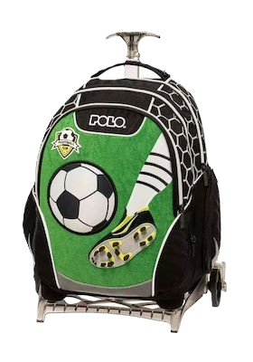 Polo Trolley Reel Σχολική Τσάντα Τρόλεϊ Δημοτικού Football 25lt 9-01-054-8346 2025