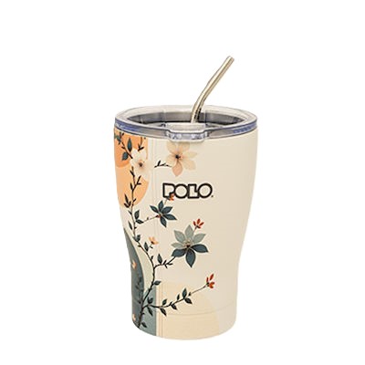 Ποτηρι-θερμος Polo Coffee Mug 350ml Beige Flowers