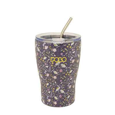 Ποτηρι-θερμος Polo Coffee Mug 350ml Purple Flowers