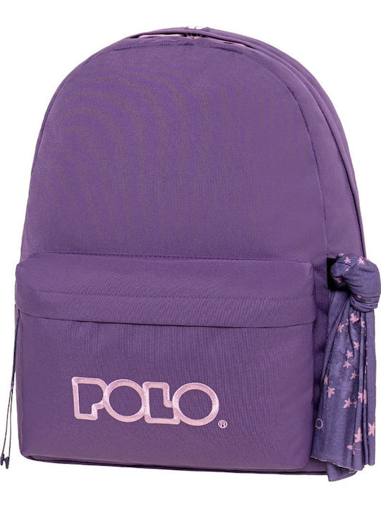Polo Original Scarf Σχολική Τσάντα Πλάτης με Θήκη για Παγούρι 20lt