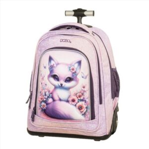 Polo Σακίδιο Πλάτης 3 Θέσεων Trolley Orbit Fox Ρόζ